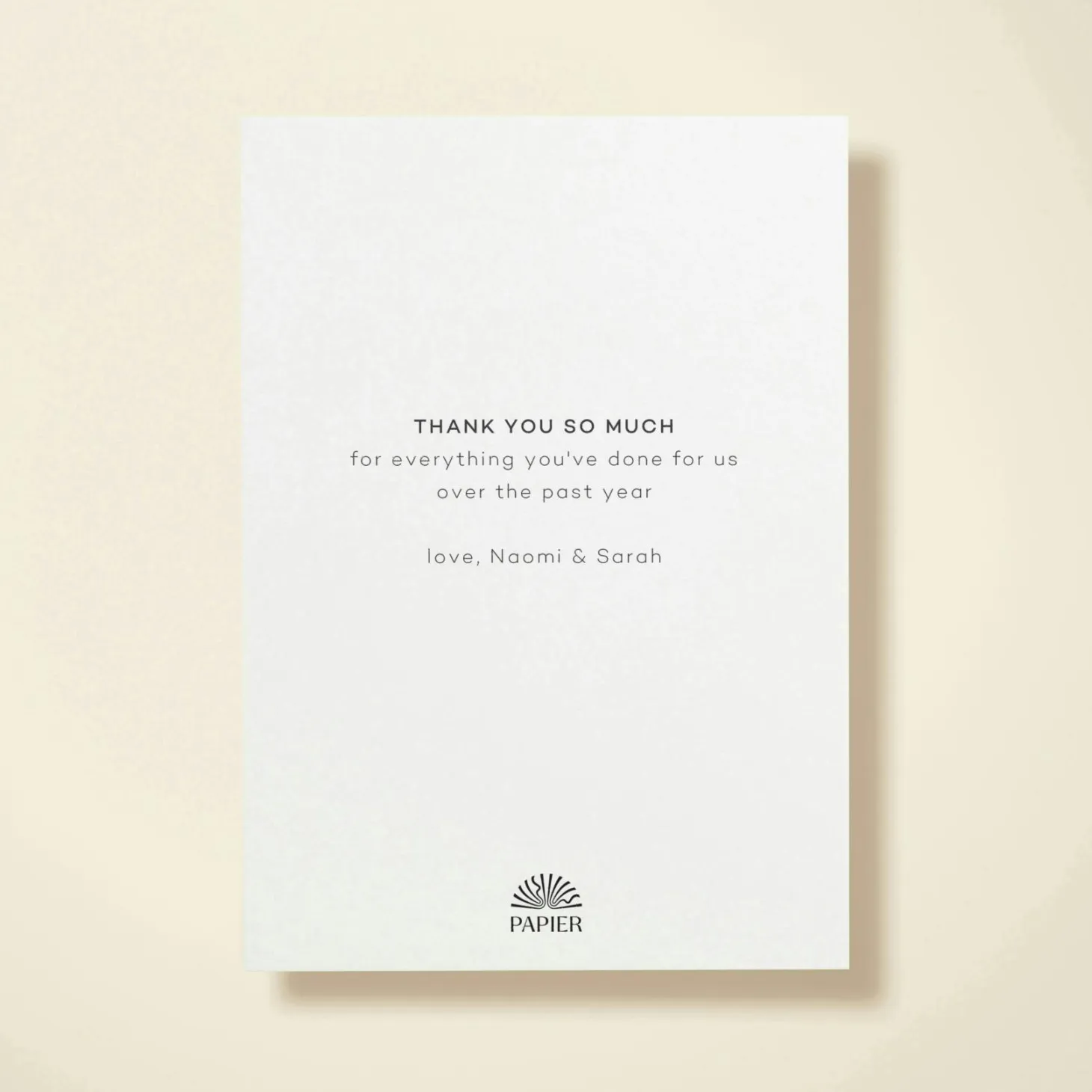 Big Thank You Photo Strip