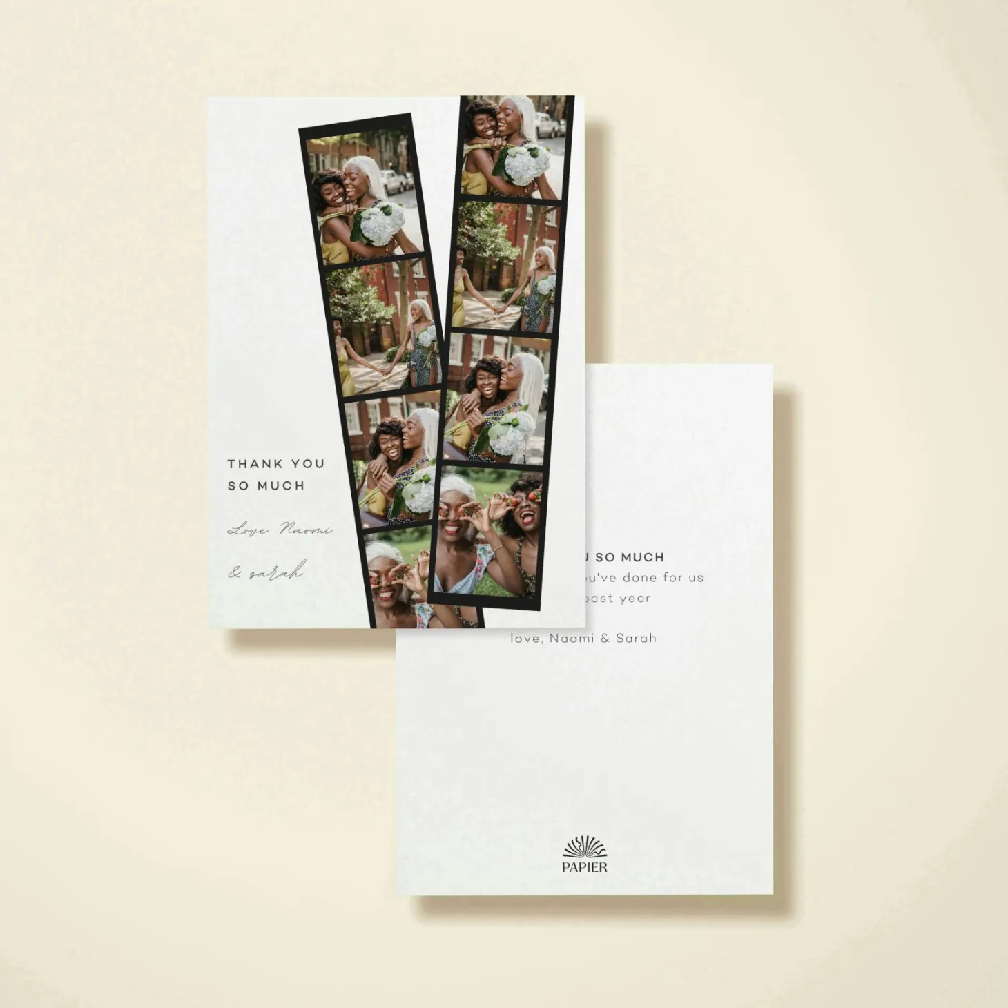 Big Thank You Photo Strip