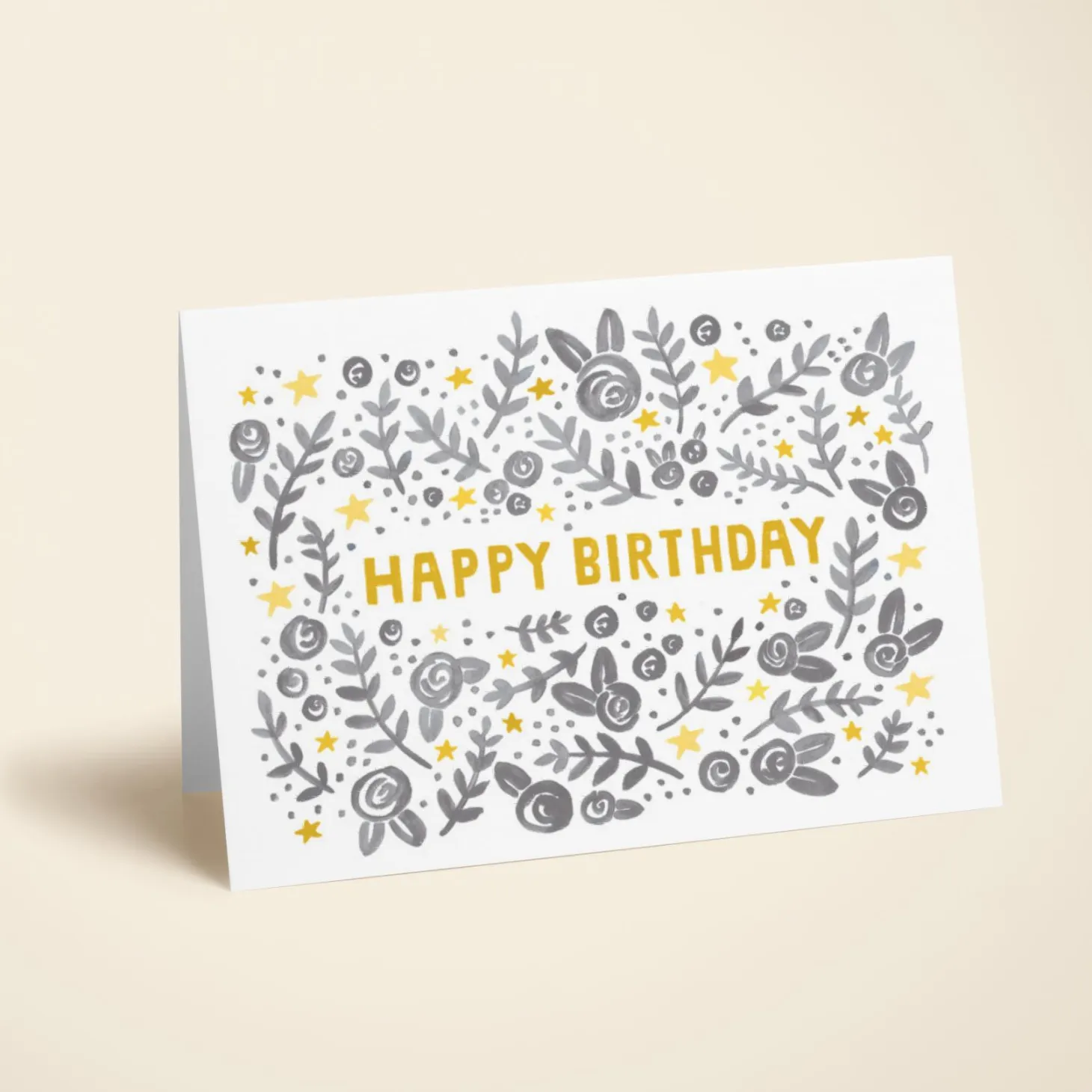 Birthday Florals & Stars
