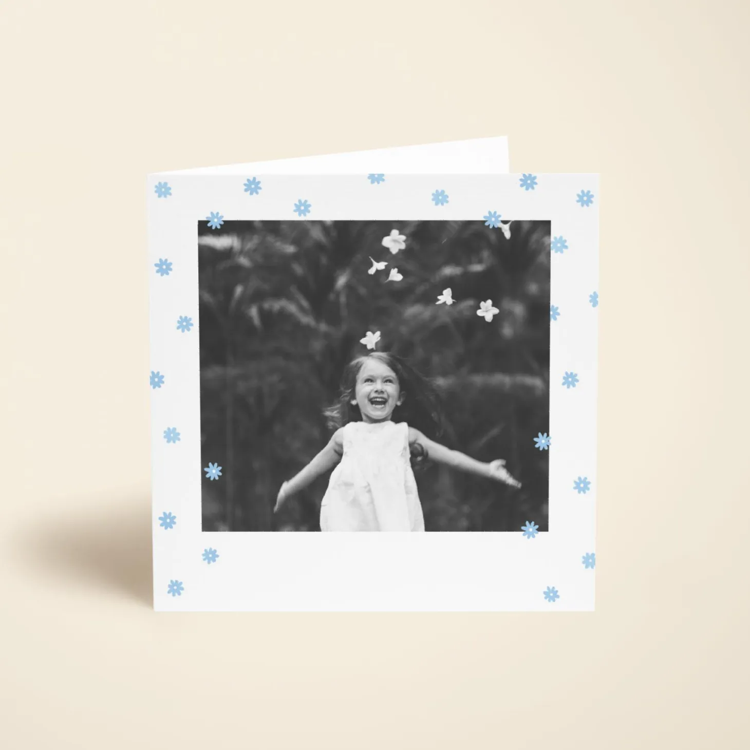 Blue Daisy Scatter