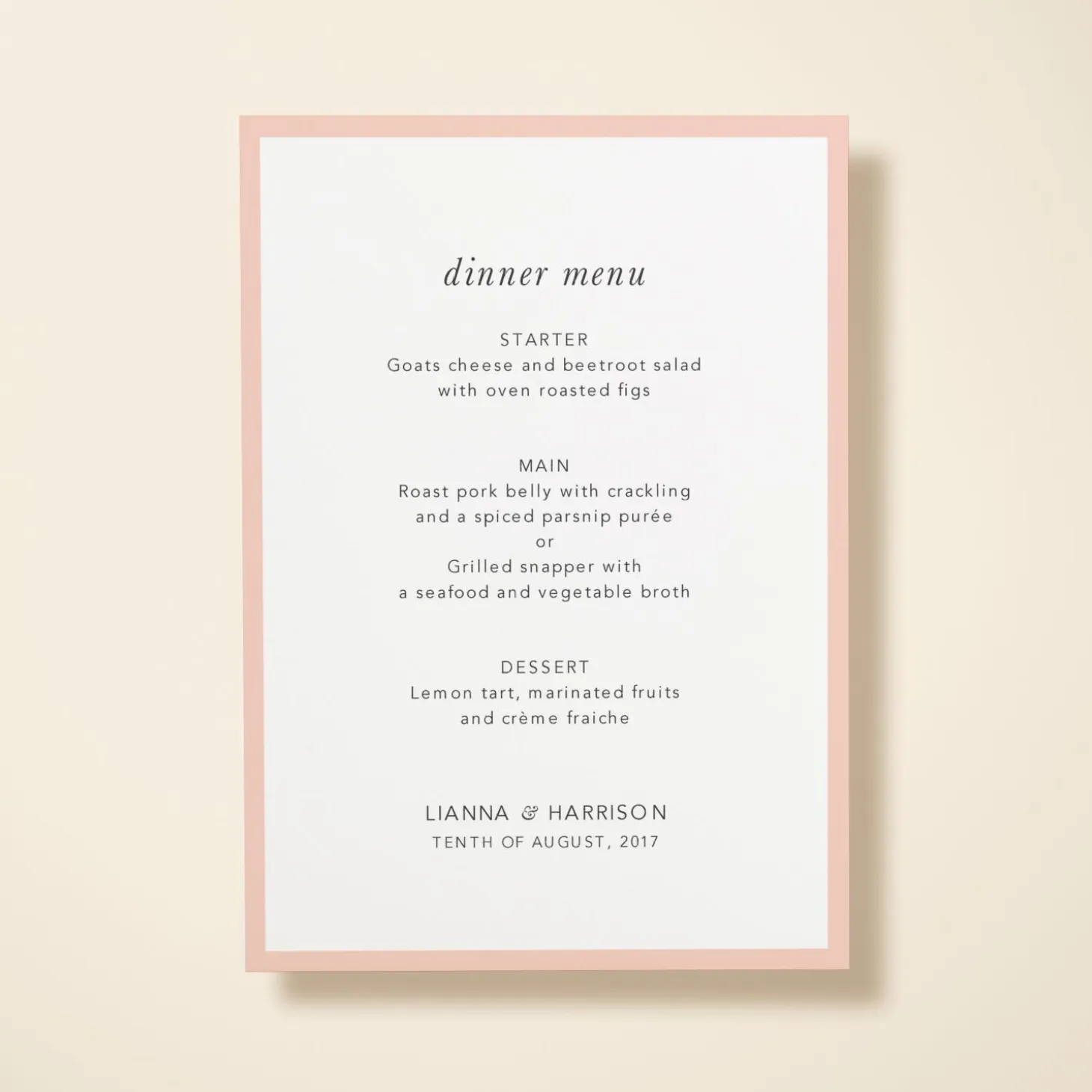 Blush Border