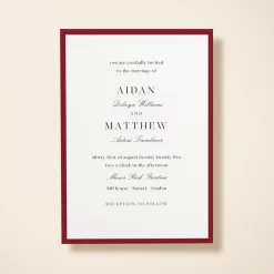 Burgundy Border