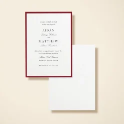 Burgundy Border