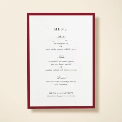 Burgundy Border