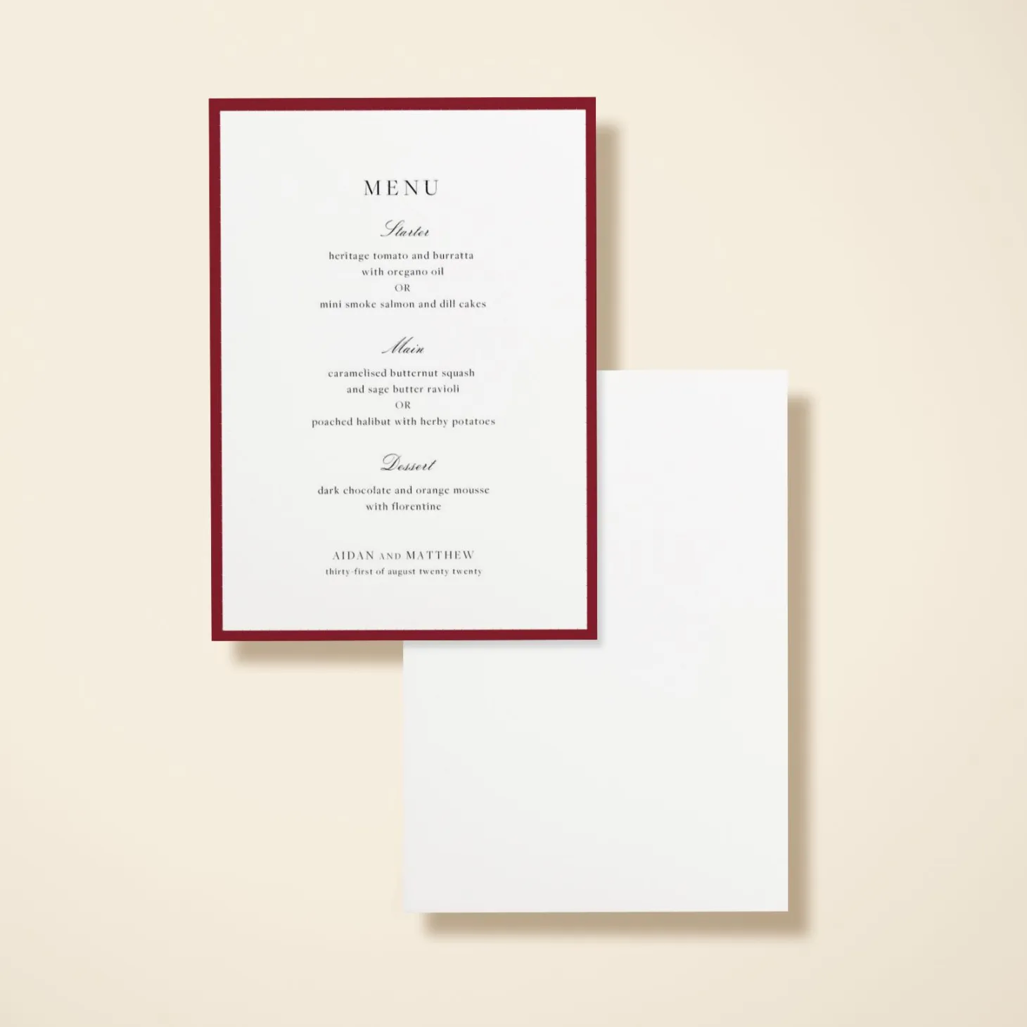 Burgundy Border