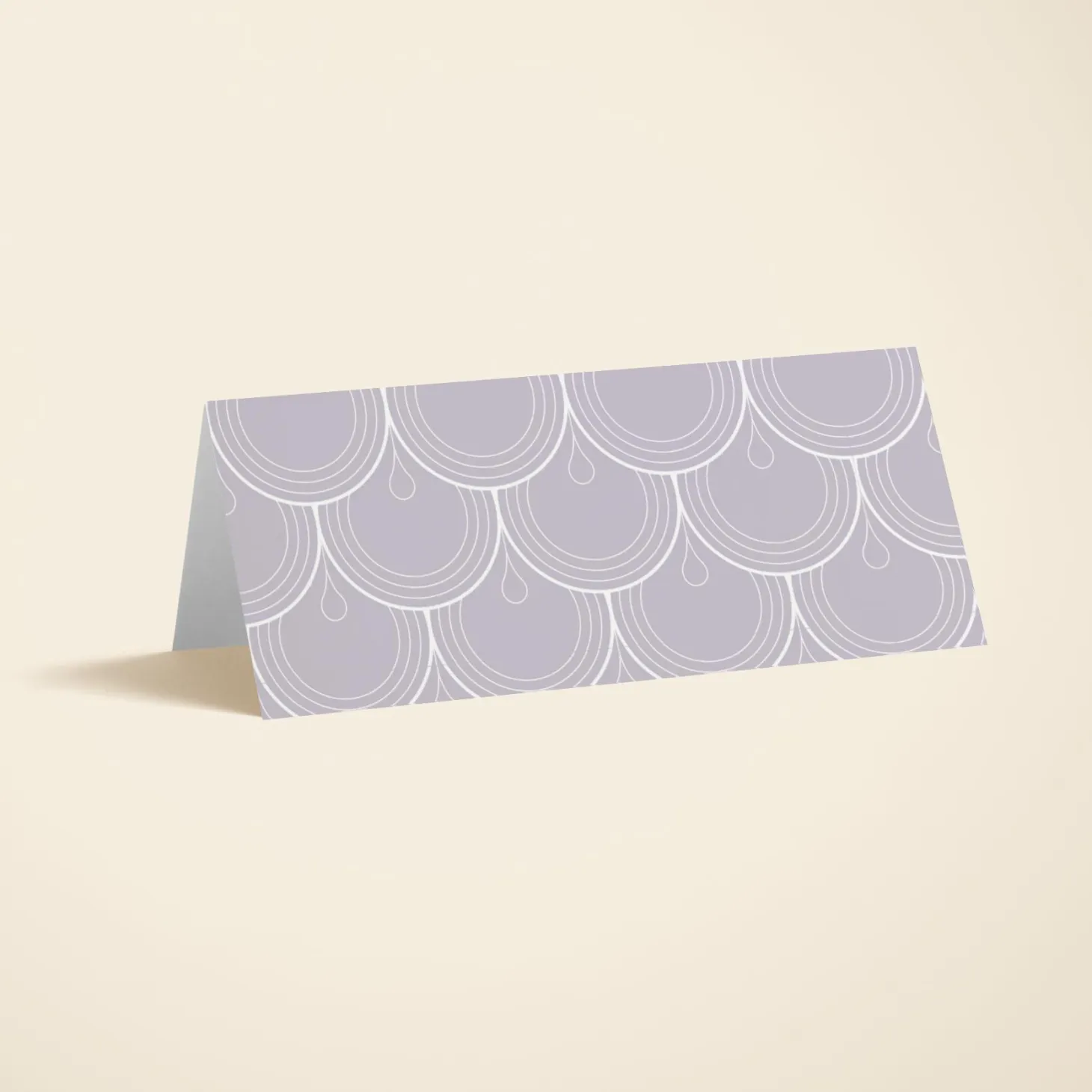 Deco Purple Scallop