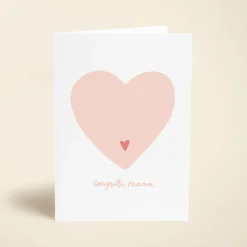 Double Hearts Congrats Mama