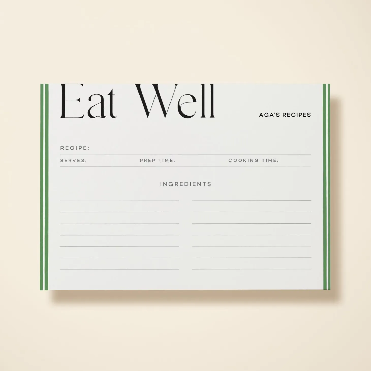 Eat Well