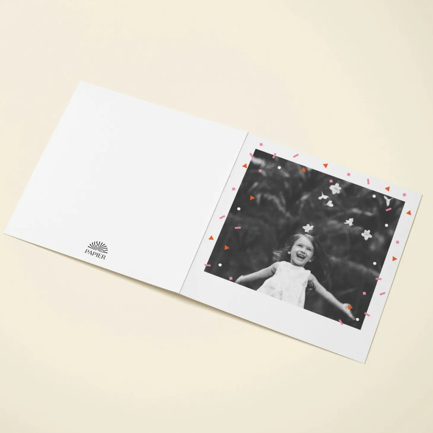 Falling Red Confetti