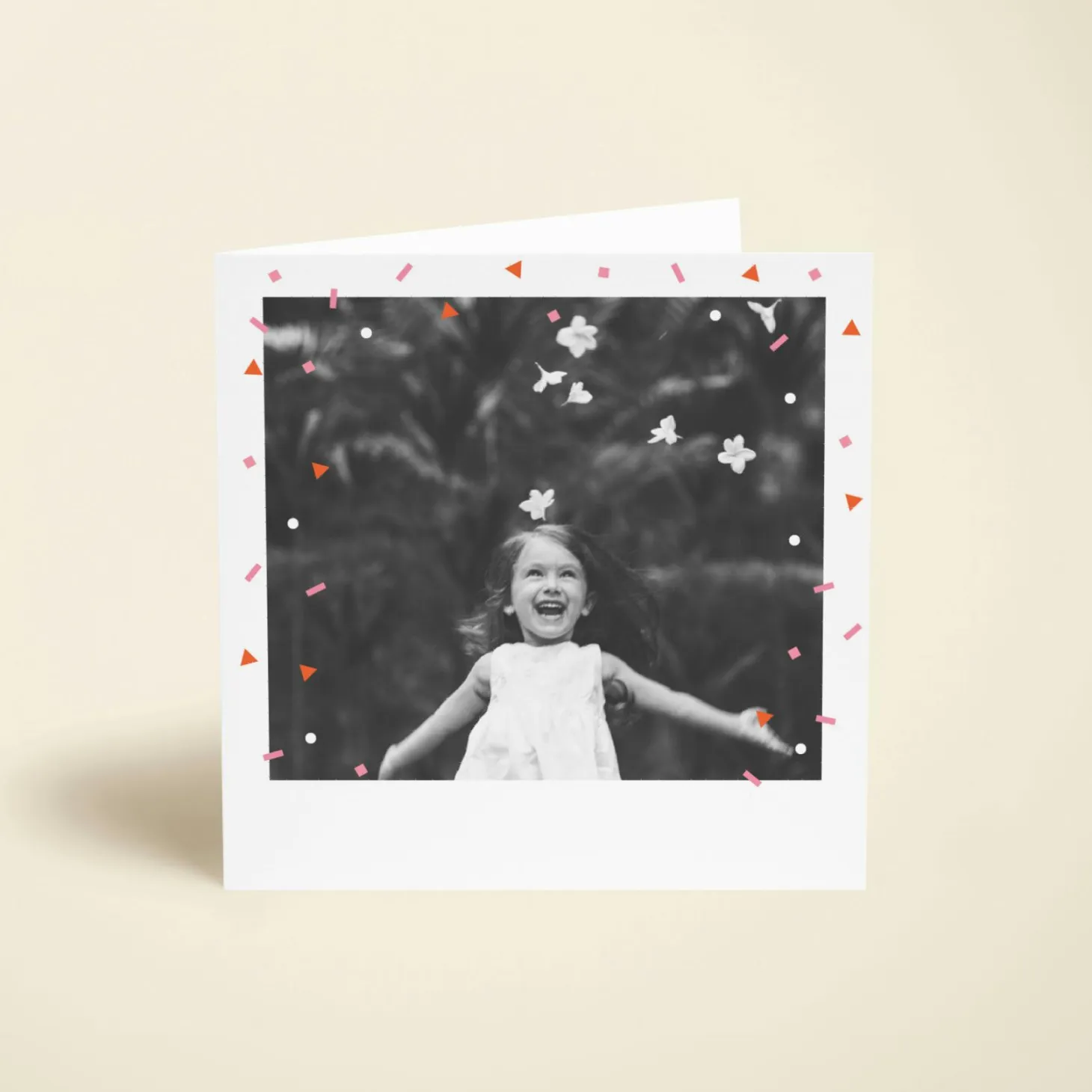 Falling Red Confetti