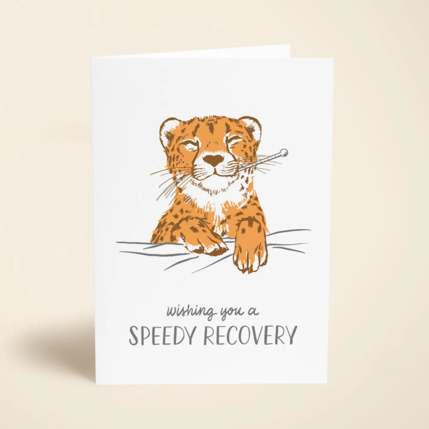 Get Well Soon Cheetah