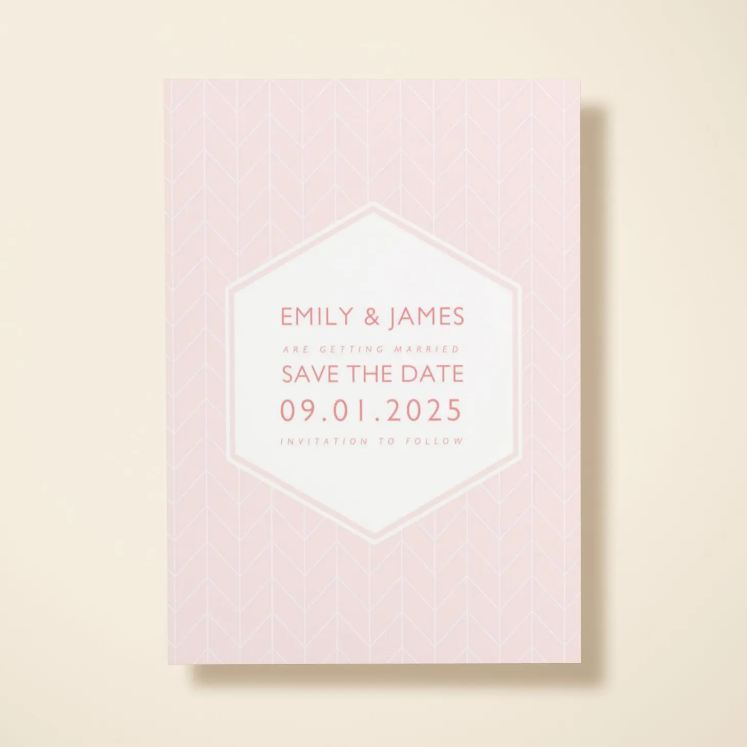 Herringbone Blush