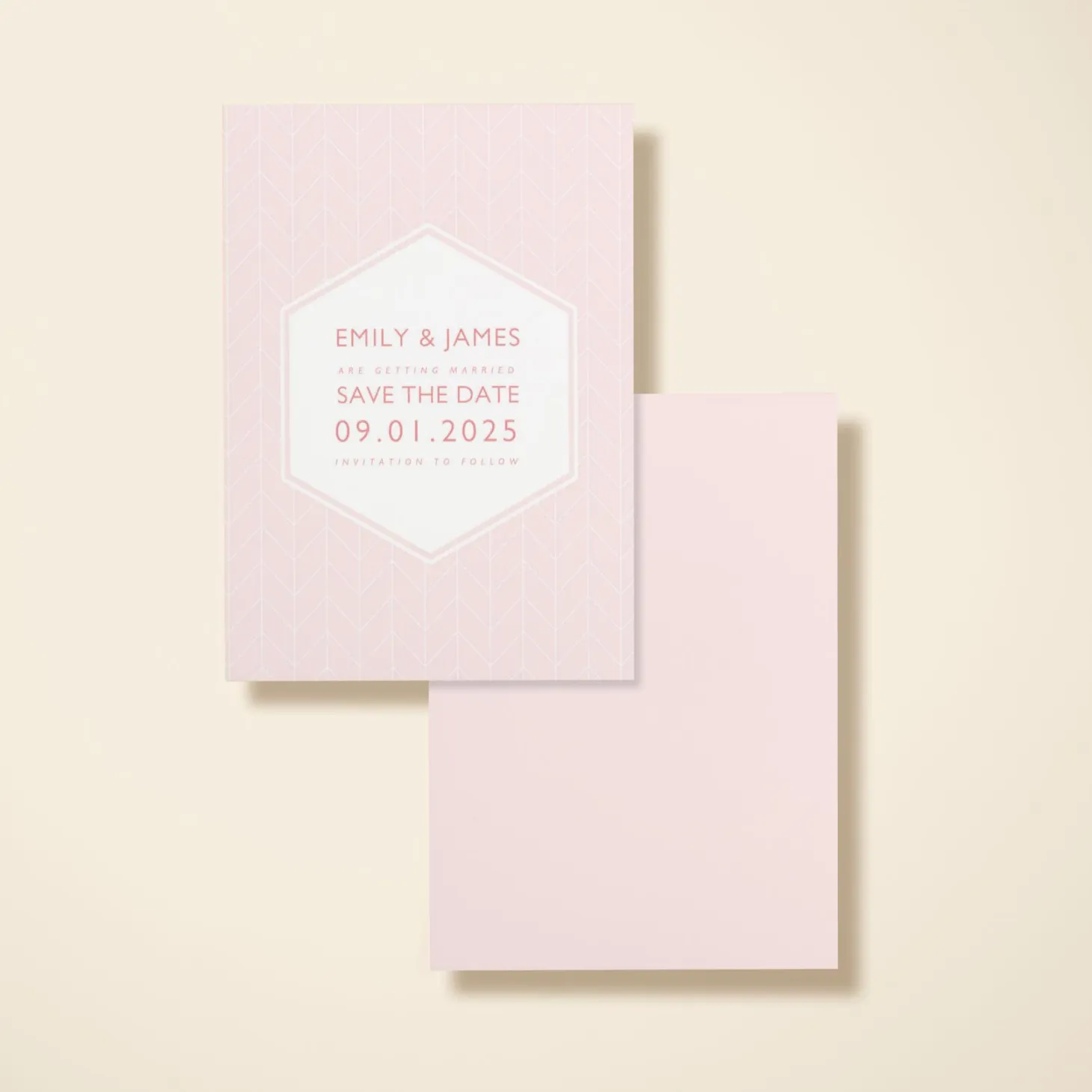 Herringbone Blush