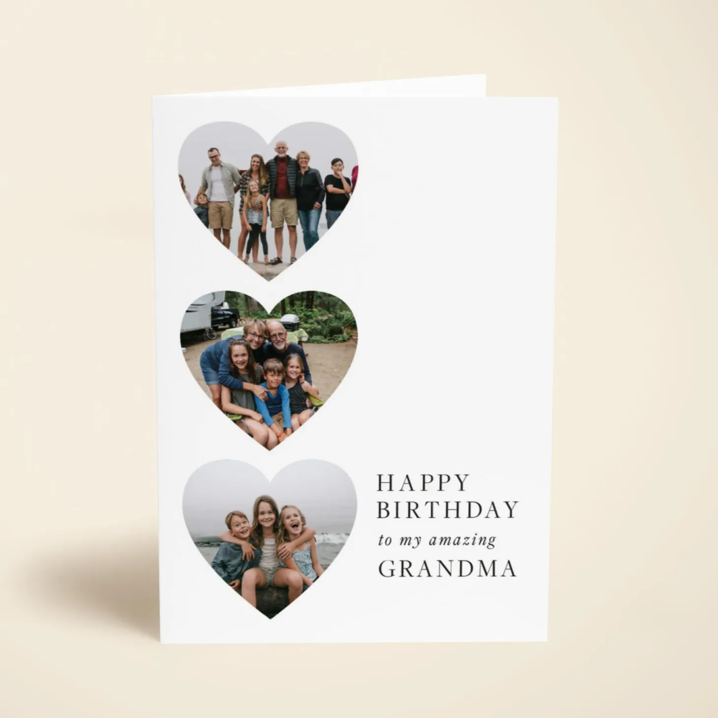 Photo Hearts Grandma