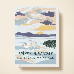 Sunrise Boat Birthday
