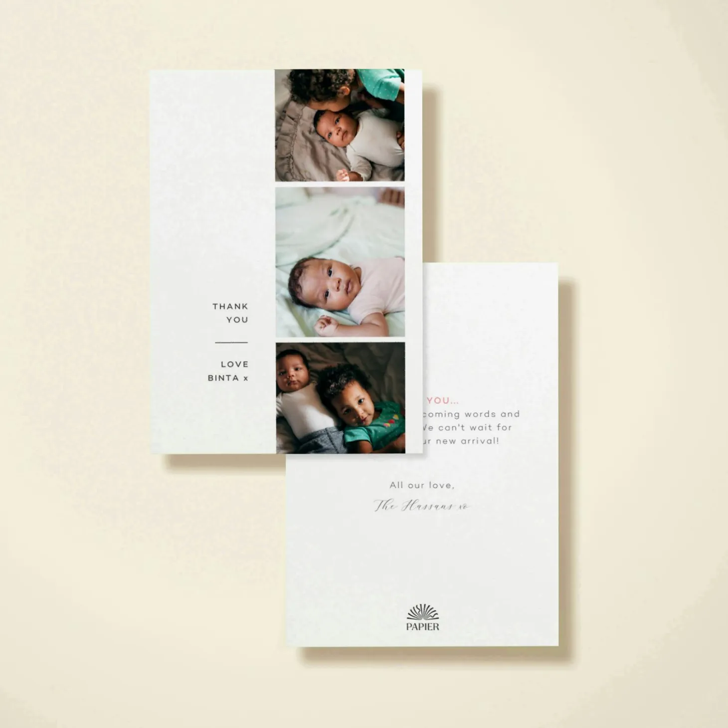 Thank You Minimal Photo Strip