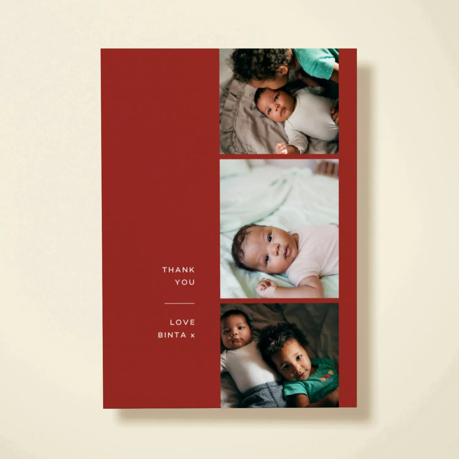 Thank You Minimal Photo Strip