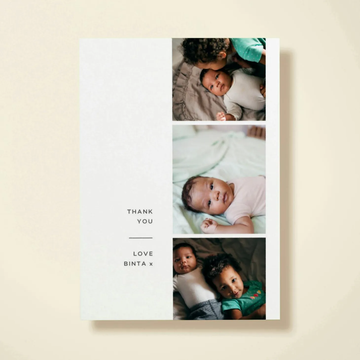 Thank You Minimal Photo Strip