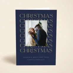 Typographic Christmas Photo