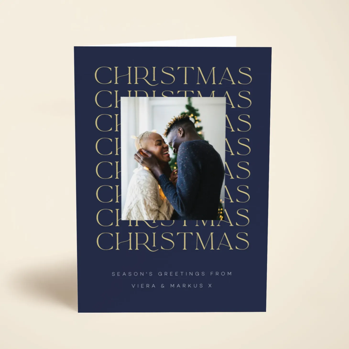 Typographic Christmas Photo