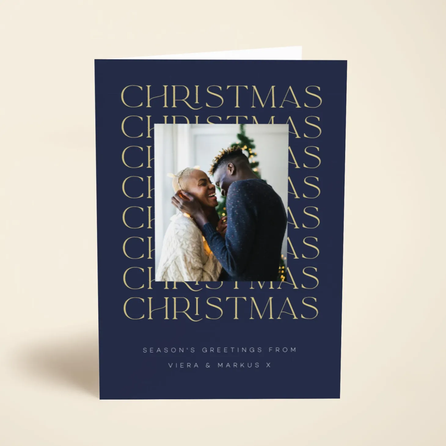 Typographic Christmas Photo