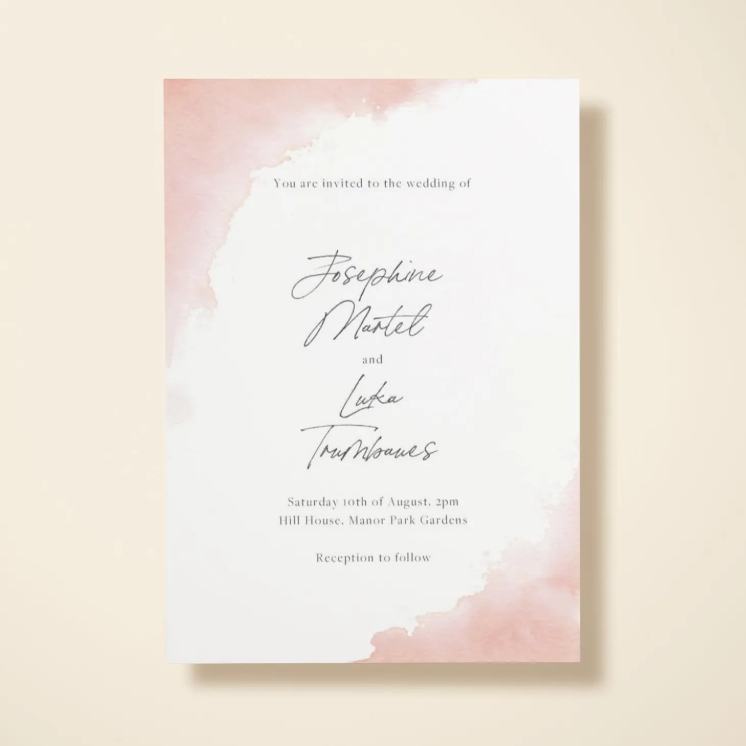 Watercolour Blush