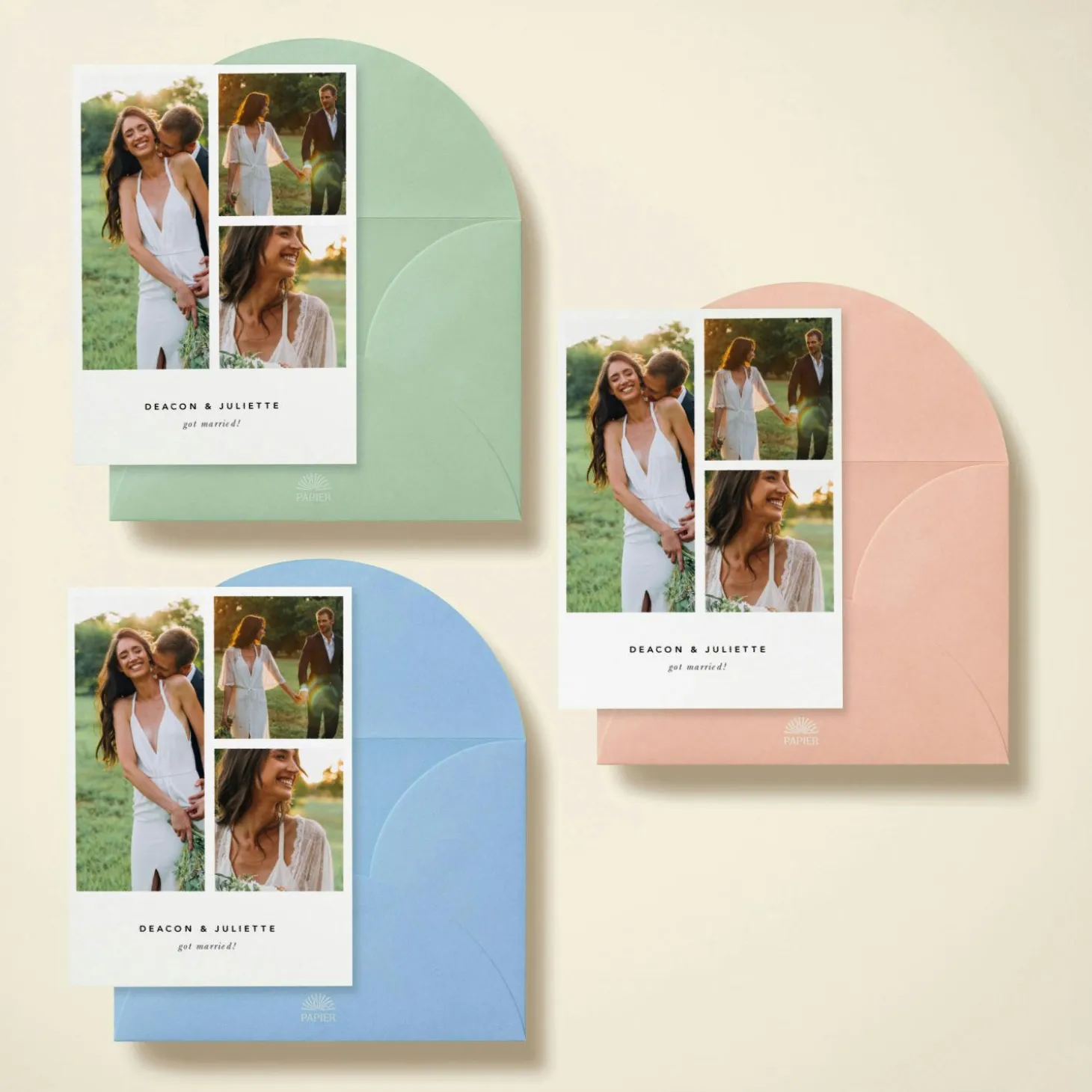 Wedding Thank You Triptych