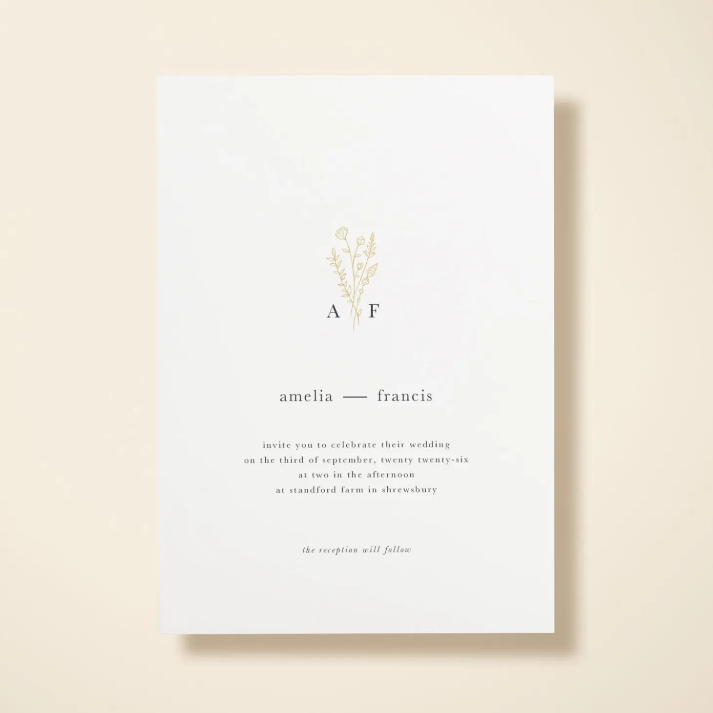 Wildflower Monogram