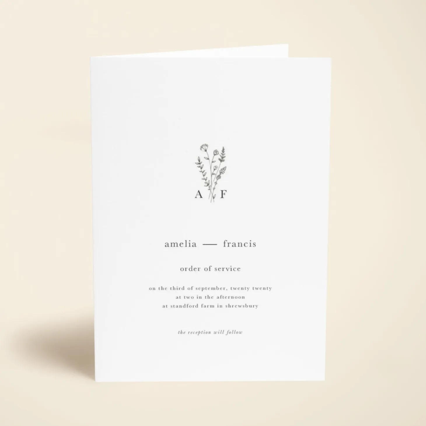 Wildflower Monogram
